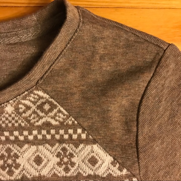 Talbots Tan White Sweater, EUC, M - Picture 3 of 10